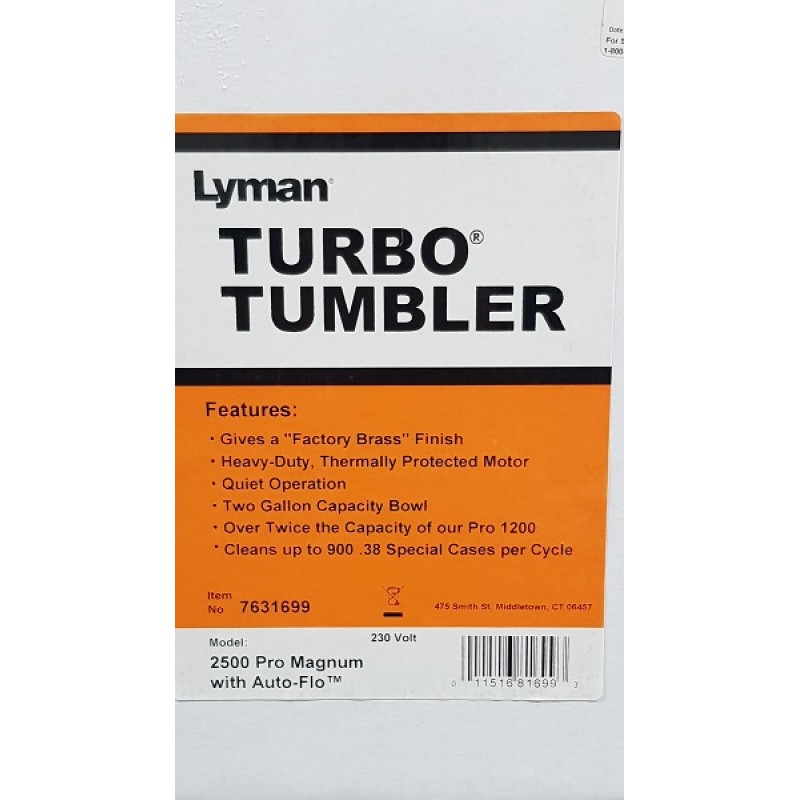 Vibračná pračka nábojníc Lyman 2500 Pro Magnum Tumbler Auto-Flo